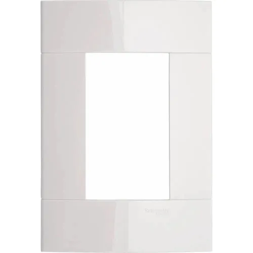 Placa 4x2 3 Módulos Branco Puro Foto 1