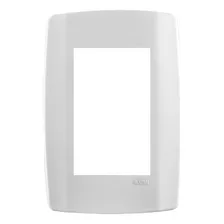 Placa 4x2 3 Posições Com Suporte - Linha Slim - Ilumi Cor Branco Foto mini 1
