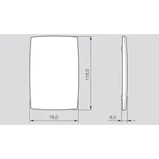 Placa 4x2 Branca 1 Posto Horizontal Pial Plus 618505 Legrand Cor Branco Foto mini 3