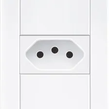 Placa 4x2 Com Suporte Cega Branco Foto mini  2