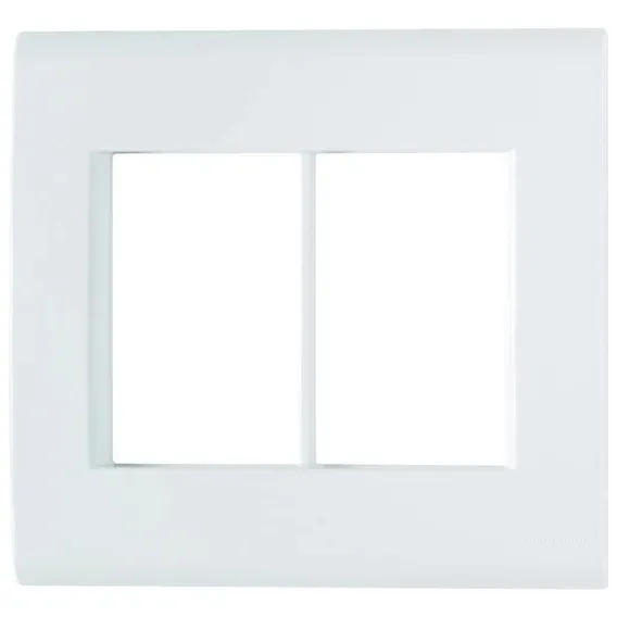 Placa 4x4 6 Módulos Com Suporte Branco 57106/031 Tramontina Liz Foto 1