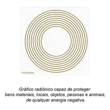 Placa 9 Círculos - Radiestesia Radiônica 14x14 (cm) Foto mini 2