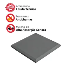 Placa Acústica Bloqueador Sonoro Estúdios Quartos Igrejas Foto mini  3