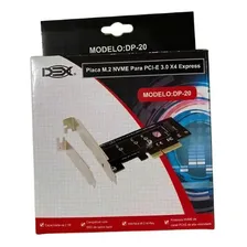Placa Adaptador Ssd M2 M.2 Nvme 4x Pci Express 4x 8x 16x Dex Foto mini  2