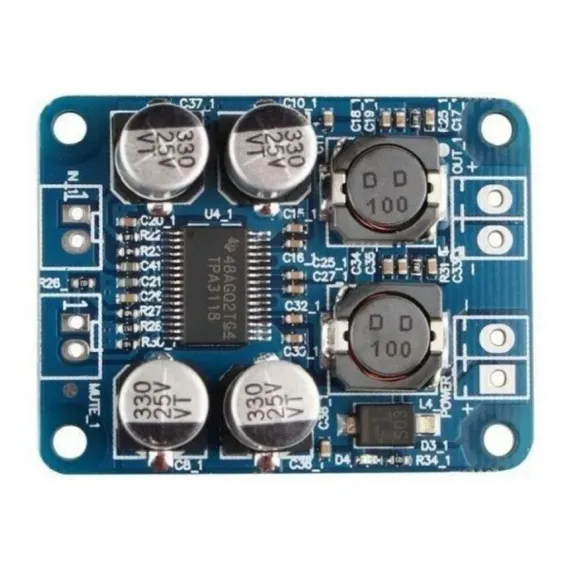 Placa Amplificador Digital 60 W Rms 12v A 24v Tpa3118 Mono Foto 1