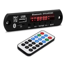 Placa Amplificador Modulo Radio Usb Mp3 Aux Sd Bluetooth Fm Cor Preto Foto mini 1