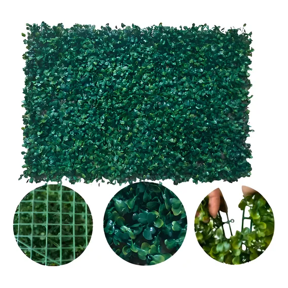 Placa Buchinho Artificial Jardim Vertical Grama 60x40cm Foto 1