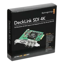 Placa Captura De Vídeo Blackmagic Decklink Sdi 4k Foto mini 1