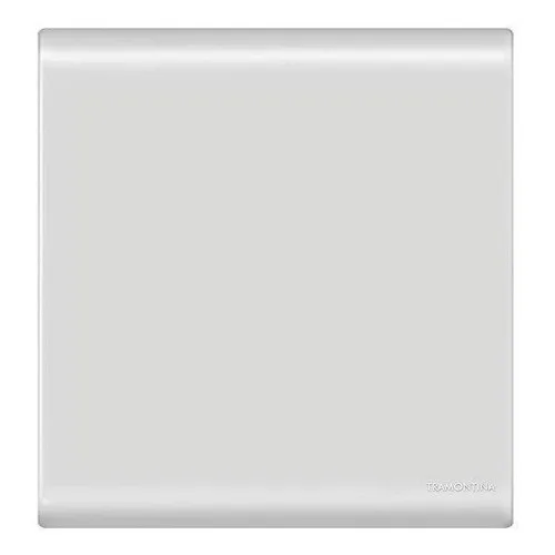 Placa Cega + Suporte 4x4 - Tramontina Liz - 57106021 Cor Branco Foto 1
