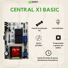 Placa Central X1 basic cor branco 110V/220V Ipec Foto mini  3