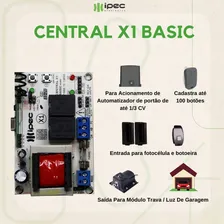Placa Central X1 basic cor branco 110V/220V Ipec Foto mini  2