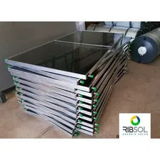 Placa Coletor Solar Em Aço Inox Para Banho 200x100 Ribsol Foto mini 3