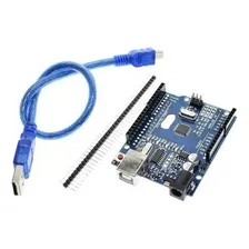 Placa CompatÃvel Com Arduino Uno Atmega 328 Smd Com Cabo Usb Foto mini 2