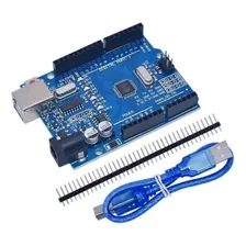 Placa CompatÃvel Com Arduino Uno Atmega 328 Smd Com Cabo Usb Foto mini 4