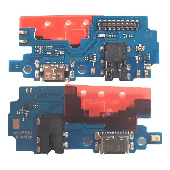 Placa Conector De Carga Compatível Galaxy A21s Com Microfone Foto 1