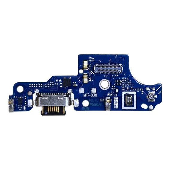 Placa Conector De Carga Dock CompatÃvel Moto G30 Com C.i Foto 1