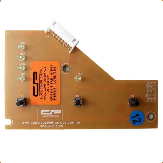 Placa Da Maquina De Lavar Electrolux 12kg Lte12 127/220v Foto 1