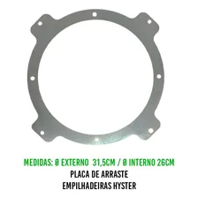 Placa De Arraste Empilhadeira Hyster Mg-724 Foto mini 3