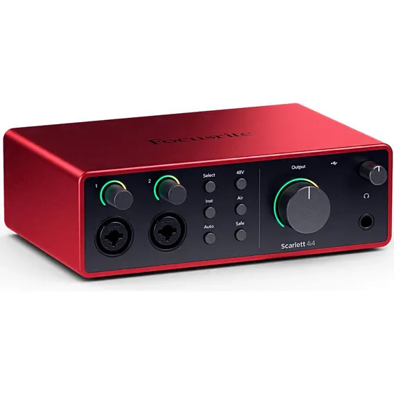 Placa De Áudio Focusrite Scarlett 4i4 4th Gen Foto 1