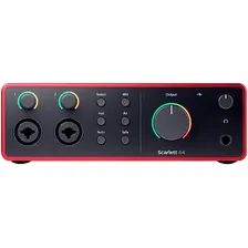 Placa De Áudio Focusrite Scarlett 4i4 4th Gen Foto mini 3