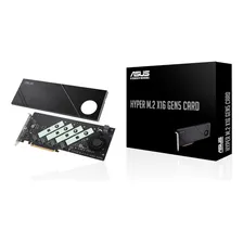 Placa De Expansão Asus Hyper M.2 X16 Gen5 Pcie 5.0 Amd/intel Foto mini 1