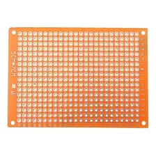 Placa De Fenolite Perfurada Ilhada 5x7 Cm Pcb Protótipo 10pc Foto mini  2