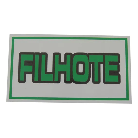 Placa De Identificação Para Pássaros- Pvc - Filhote Foto 1
