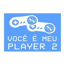 Placa De Parede Decorativa Você É Meu Player 2 Shopb Foto mini 1