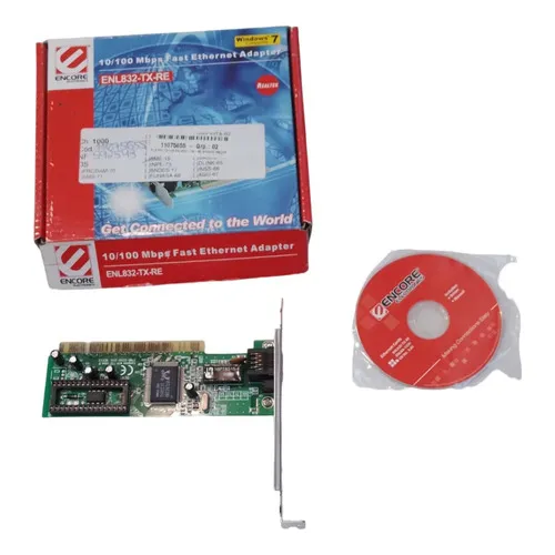Placa De Rede Encore Enl832-tx-re Ethernet Pci 100mb/s Foto 1