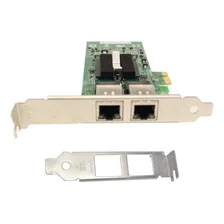 Placa De Rede Intel E1g42et Dual Port Gigabit 82575eb Pcie Foto mini  2