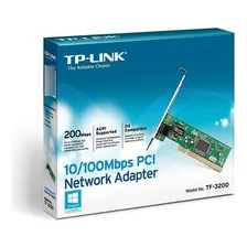 Placa De Rede Tp-link Pci 10/100mbps Tf-3200 Foto  mini 1