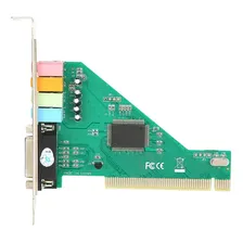 Placa De Som Cmi8738 Pci, Canal De Placa De Som Pci Foto mini 2