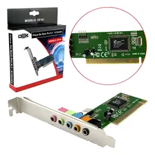 Placa De Som Pci C/ 5 Saídas Dp-61 Prateado Dex Foto mini 1