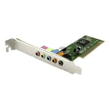 Placa De Som Pci C/ 5 Saídas Dp-61 Prateado Dex Foto mini 2