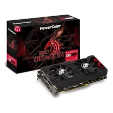 Placa de vídeo AMD PowerColor Red Dragon Radeon RX 500 Series RX 570 OC Edition 4GB Foto mini 1