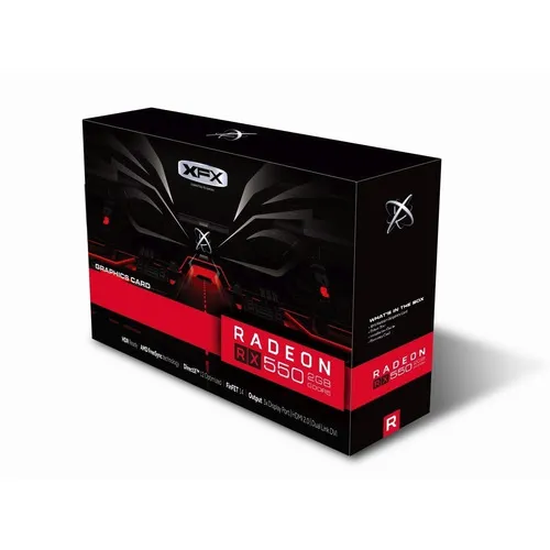 Placa De VĂdeo Amd Radeon Rx 550 2gb Ddr5 Rx-550p2sfg5 Xfx Foto 1