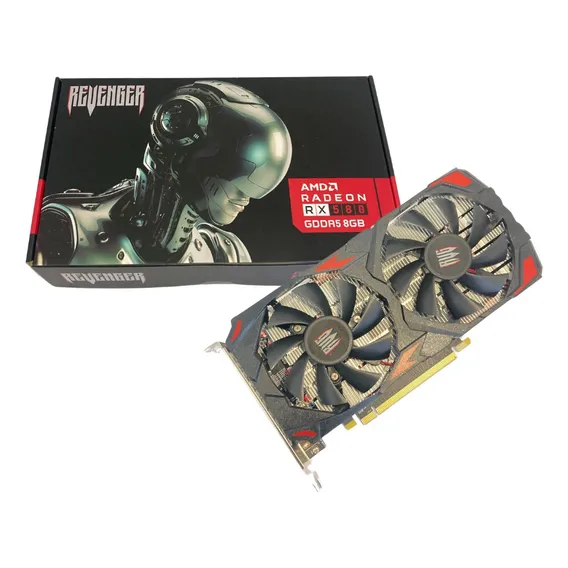 Placa De Vídeo Gamer Amd Radeon Rx580 Gddr5 8g Hdmi Dp Foto 1