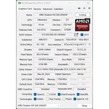 Placa De Vídeo Gaming Amd Radeon Rx 580 8gb Gddr5 256bit Foto mini  2