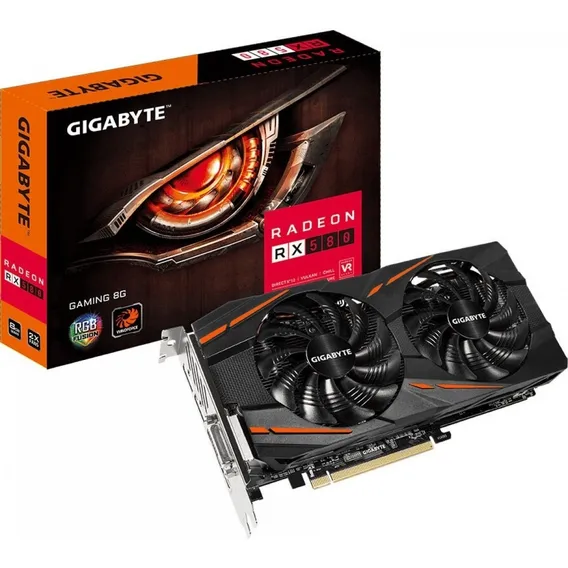 Placa De Video Gigabyte Radeon Rx580 Gaming 4gb 256bits Foto 1