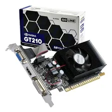 Placa De Vídeo Goline Geforce Gt210 1gb 64bits Ddr3 Gl-gt210 Foto mini 1