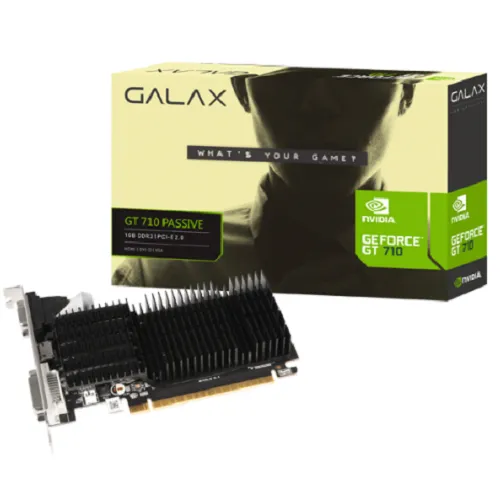 Placa de vídeo Nvidia Galax GeForce 700 Series GT 710 71GGF4DC00WG 1GB Foto 1