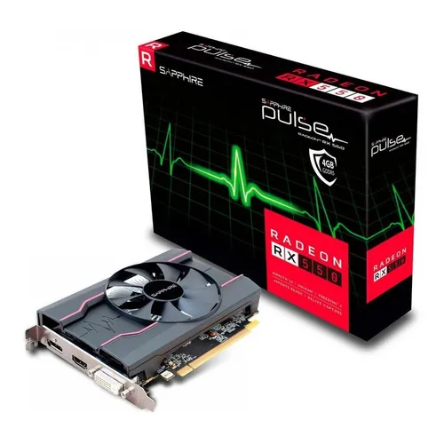 Placa De Vídeo Sapphire Radeon Rx 550 Pulse, 4gb Gddr5, 128b Foto 1