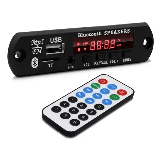 Placa Decodificadora Modulo Bt-373 Usb Mp3 Aux Sd Bluetooth Foto 1