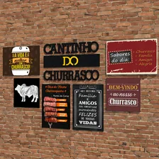 Placa Decorativa Area de Lazer Escrita MDF Cantinho Do Churrasco Foto mini  3