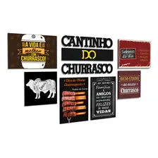 Placa Decorativa Area de Lazer Escrita MDF Cantinho Do Churrasco Foto  mini 1