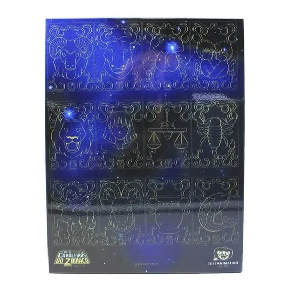 Placa Decorativa Cavaleiros Do Zodíaco Signo De Ouro 26x20cm Cavaleiros do Zodíaco - Signos de Ouro Foto 1