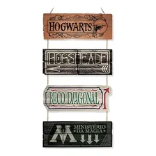 Placa Decorativa Harry Potter Lugares Mágicos Foto mini 1