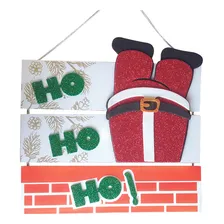 Placa Decorativa Natal Papai Noel Brilhante Foto mini 1