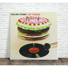 Placa decorativa Starnerd The Rolling Stones Let It de cerâmica com desenho Rolling Stones Let It Bleed 15cm de largura x 15cm de altura x 4mm de diâmetro Foto mini 2