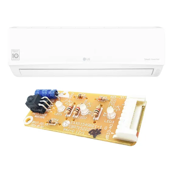 Placa Display Ar Condicionado LG Tsnc122h4w0 127/220v Foto 1